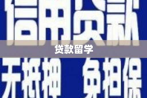 特克斯贷款留学