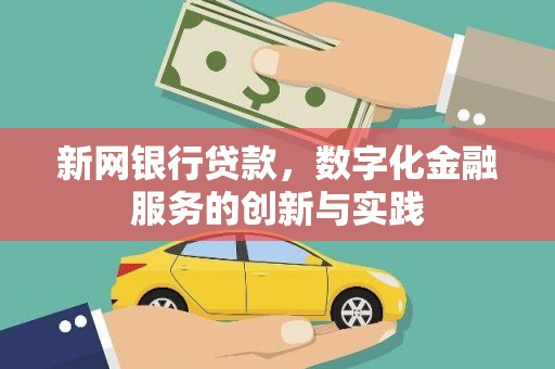 特克斯新网银行贷款，数字化金融服务的创新与实践