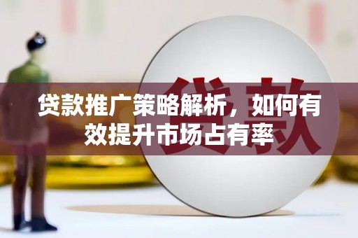 特克斯贷款推广策略解析，如何有效提升市场占有率