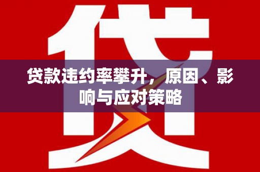 特克斯贷款违约率攀升，原因、影响与应对策略