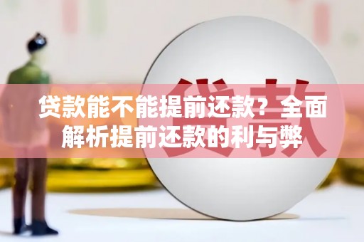 特克斯贷款能不能提前还款？全面解析提前还款的利与弊