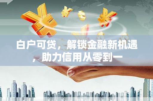 特克斯白户可贷，解锁金融新机遇，助力信用从零到一