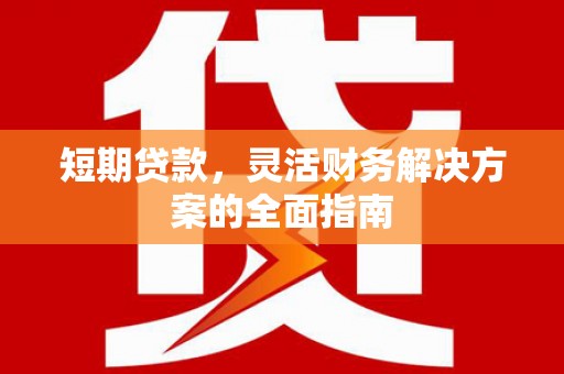 特克斯短期贷款，灵活财务解决方案的全面指南