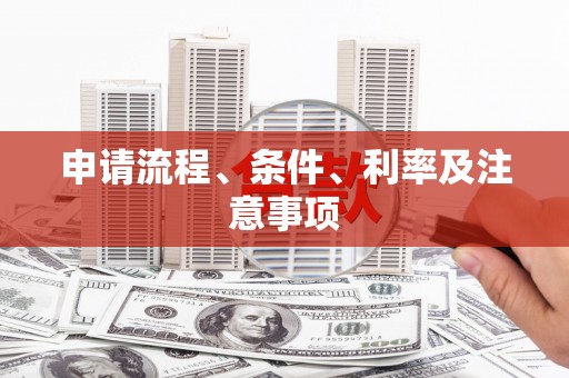 特克斯申请流程、条件、利率及注意事项