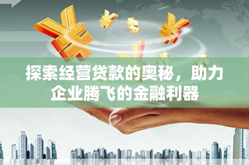 特克斯探索经营贷款的奥秘，助力企业腾飞的金融利器