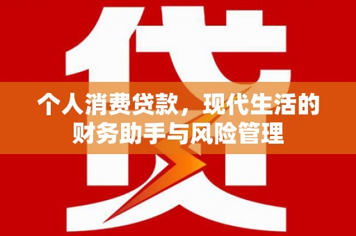 特克斯个人消费贷款，现代生活的财务助手与风险管理
