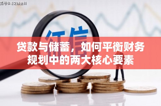 特克斯贷款与储蓄，如何平衡财务规划中的两大核心要素
