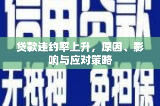特克斯贷款违约率上升，原因、影响与应对策略