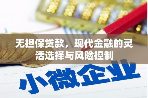 特克斯无担保贷款，现代金融的灵活选择与风险控制