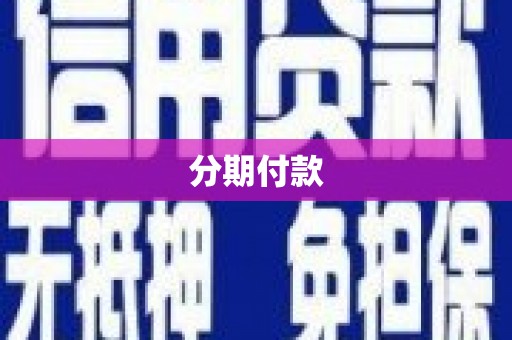 特克斯分期付款