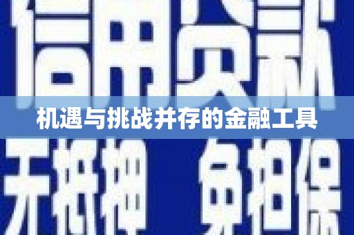 特克斯机遇与挑战并存的金融工具