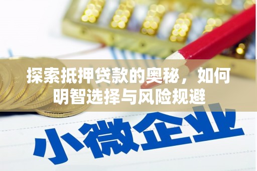 特克斯探索抵押贷款的奥秘，如何明智选择与风险规避