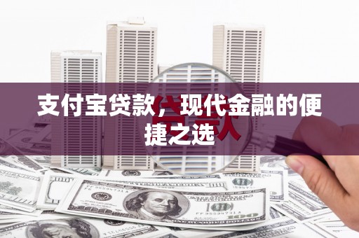 特克斯支付宝贷款，现代金融的便捷之选