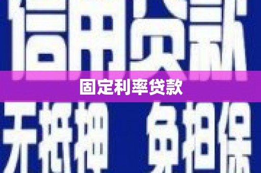 特克斯固定利率贷款
