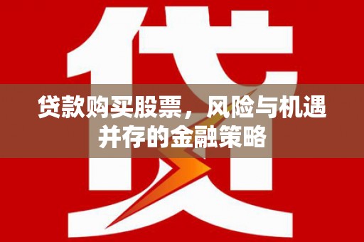 特克斯贷款购买股票，风险与机遇并存的金融策略