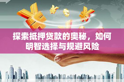 特克斯探索抵押贷款的奥秘，如何明智选择与规避风险