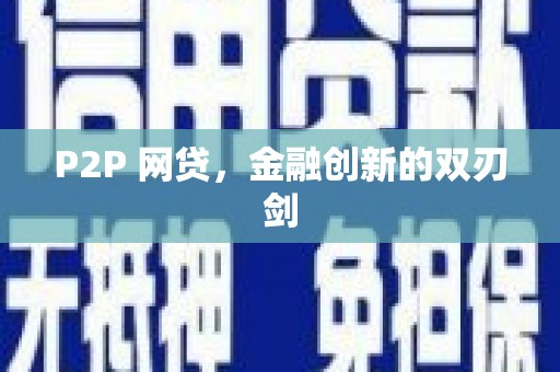 特克斯P2P 网贷，金融创新的双刃剑