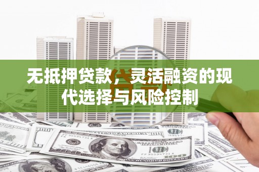特克斯无抵押贷款，灵活融资的现代选择与风险控制