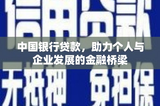 特克斯中国银行贷款，助力个人与企业发展的金融桥梁