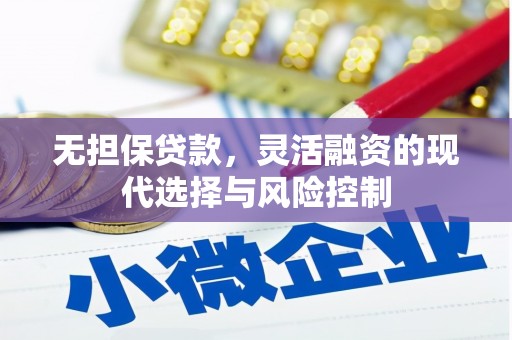 特克斯无担保贷款，灵活融资的现代选择与风险控制
