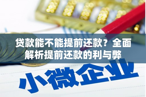 特克斯贷款能不能提前还款？全面解析提前还款的利与弊