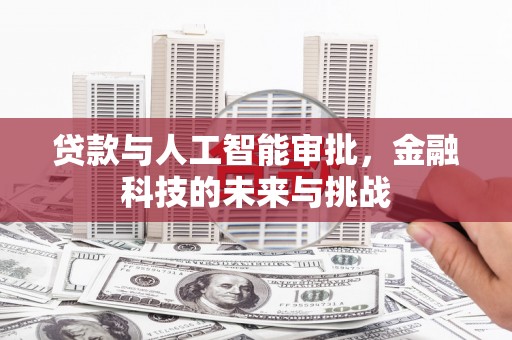 特克斯贷款与人工智能审批，金融科技的未来与挑战