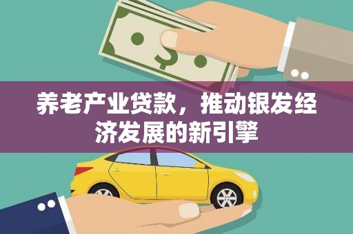 特克斯养老产业贷款，推动银发经济发展的新引擎