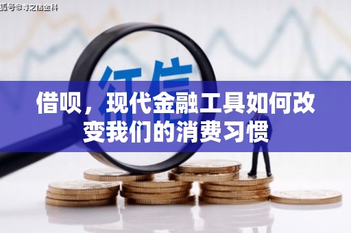 特克斯借呗，现代金融工具如何改变我们的消费习惯