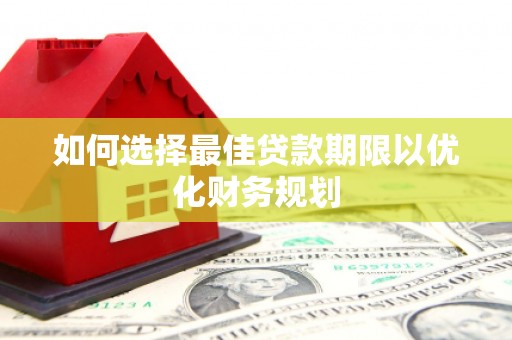 特克斯如何选择最佳贷款期限以优化财务规划