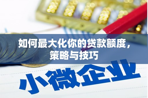 特克斯如何最大化你的贷款额度，策略与技巧