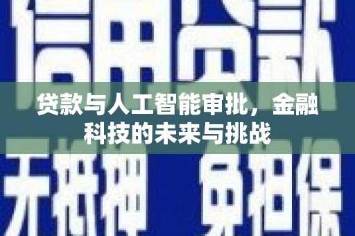 特克斯贷款与人工智能审批，金融科技的未来与挑战