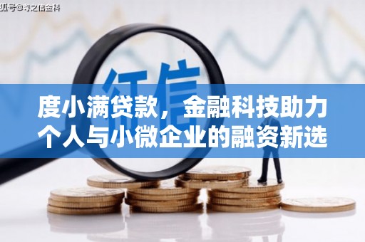 特克斯度小满贷款，金融科技助力个人与小微企业的融资新选择