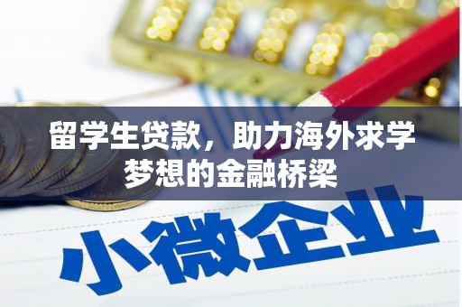 特克斯留学生贷款，助力海外求学梦想的金融桥梁