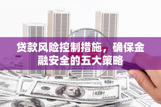 特克斯贷款风险控制措施，确保金融安全的五大策略