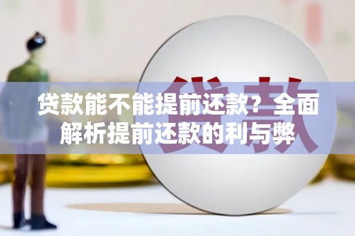 特克斯贷款能不能提前还款？全面解析提前还款的利与弊