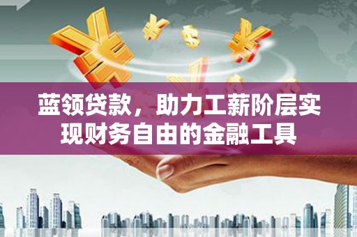 特克斯蓝领贷款，助力工薪阶层实现财务自由的金融工具