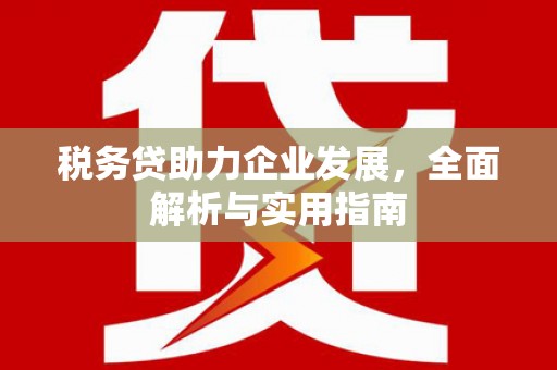 特克斯税务贷助力企业发展，全面解析与实用指南