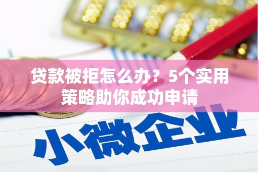 特克斯贷款被拒怎么办？5个实用策略助你成功申请