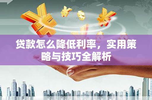 特克斯贷款怎么降低利率，实用策略与技巧全解析