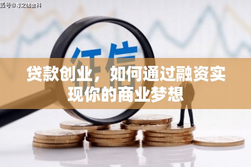 特克斯贷款创业，如何通过融资实现你的商业梦想