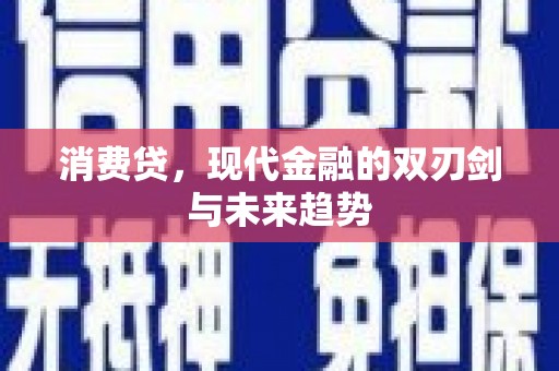 特克斯消费贷，现代金融的双刃剑与未来趋势
