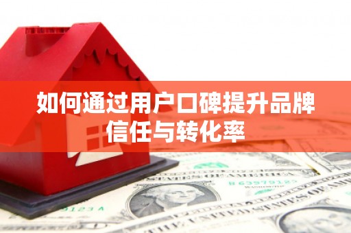 特克斯如何通过用户口碑提升品牌信任与转化率