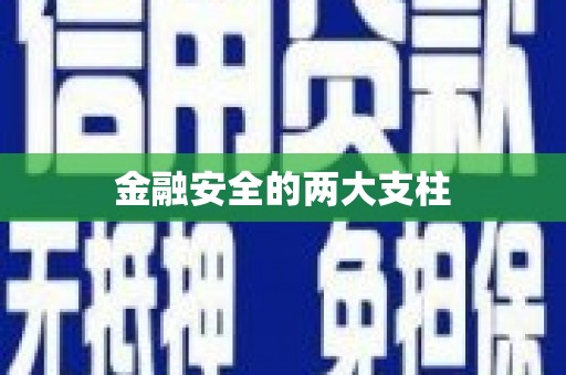特克斯金融安全的两大支柱