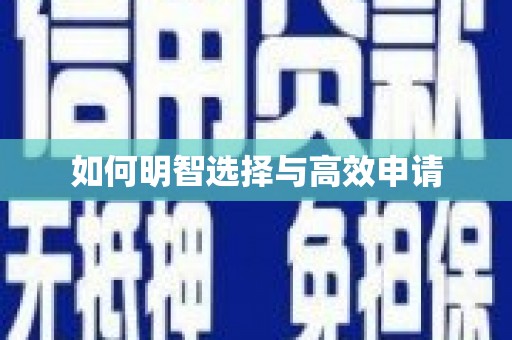 特克斯如何明智选择与高效申请
