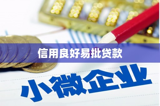 特克斯信用良好易批贷款