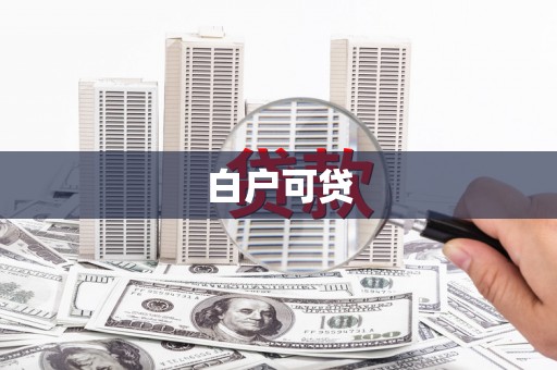 特克斯白户可贷