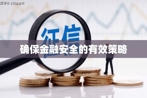 特克斯确保金融安全的有效策略
