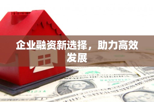 特克斯企业融资新选择，助力高效发展