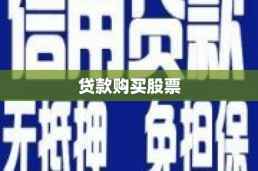 特克斯贷款购买股票
